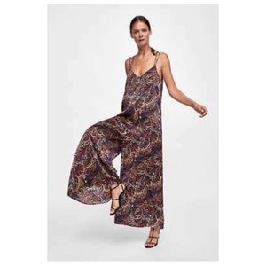 Zara multicolor satin jumper